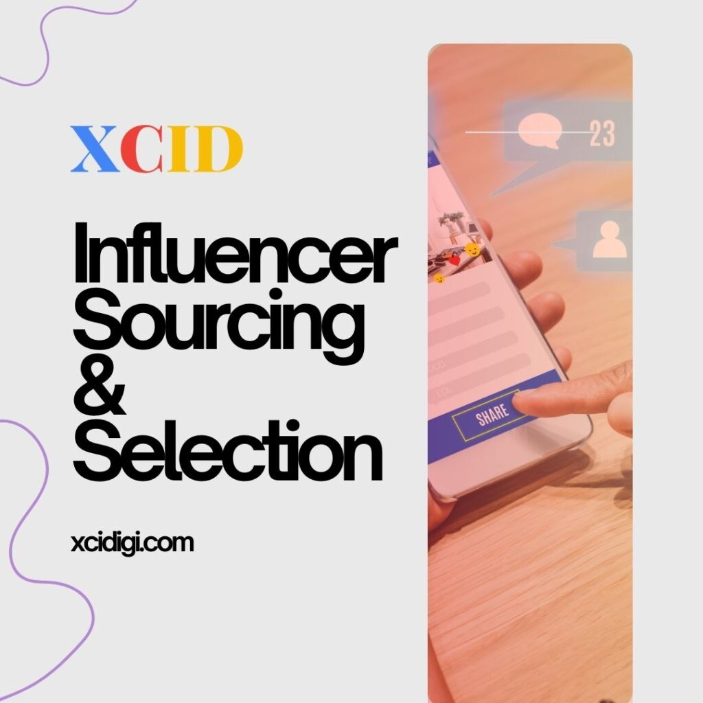 Selecting KOLs from various categories: foodies, lifestyle, beauty, tech, travel, and specific niche markets.